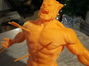 wolverine statue 3D 프린트 모델