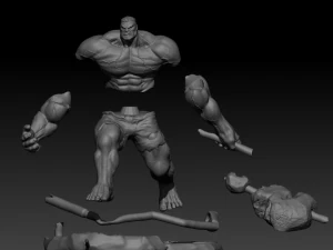 hulk 3D Print Model
