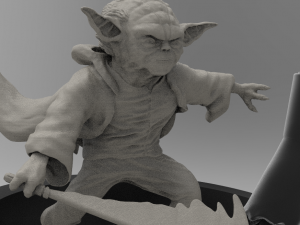 joda starwars Model Cetak 3D