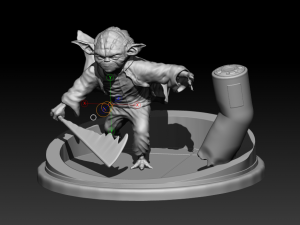 joda starwars Model Cetak 3D