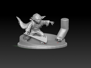 joda starwars Model Cetak 3D