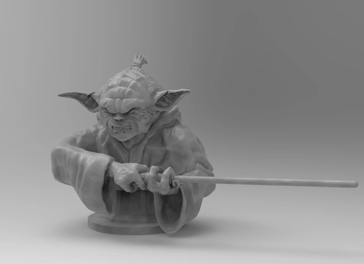 evil joda 3D Print Model .c4d .max .obj .3ds .fbx .stl .blend 