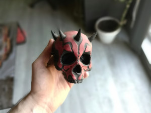 darth maul skull first version 3D Print Model