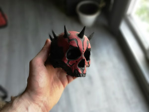 darth maul skull first version 3D Print Model