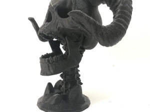 demon skull 3D 打印模型