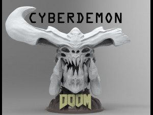 cyberdemon skull Modelo de impresión 3D