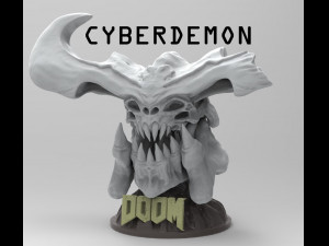 cyberdemon skull 3D 打印模型