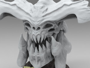 cyberdemon skull 3D 打印模型