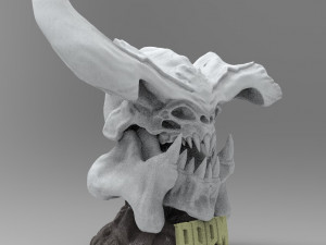 cyberdemon skull 3D 打印模型