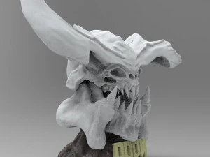 cyberdemon skull 3D Print Model