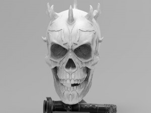 darth maul skull 3D Druckmodell