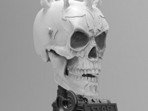 darth maul skull 3D Druckmodell