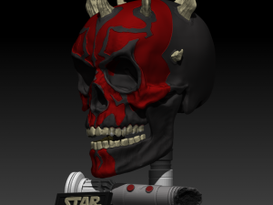 darth maul skull 3D Druckmodell