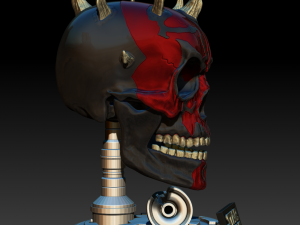darth maul skull 3D Druckmodell