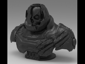 doom slayer Modelo de Impressão 3D
