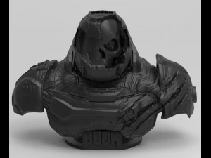 doom slayer 3D Print Model