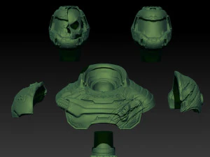 doom slayer 3D Print Model