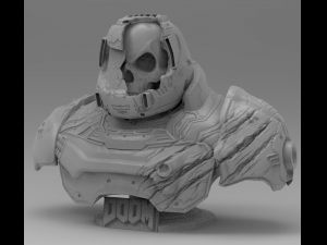 doom slayer Modelo de Impressão 3D