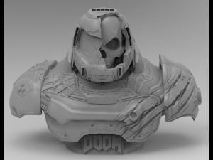 doom slayer Modelo de Impressão 3D