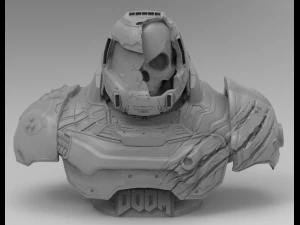 doom slayer 3D Print Model
