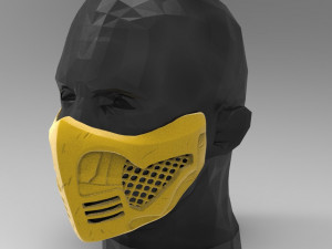 scorpion mask covid19 Model Cetak 3D