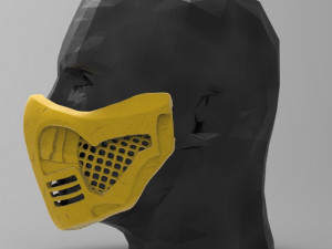 scorpion mask covid19 Model Cetak 3D