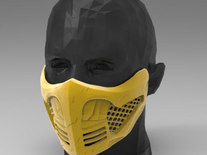 scorpion mask covid19 Model Cetak 3D