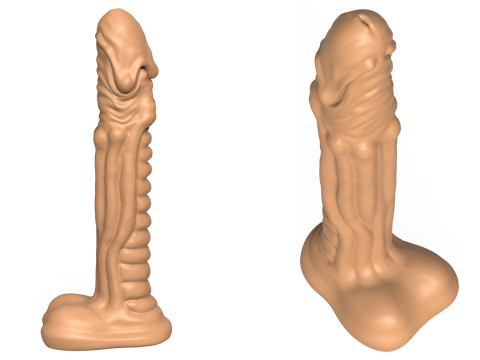 3D Print Ready Fantasy Adult Penis Toy 01 3D Model