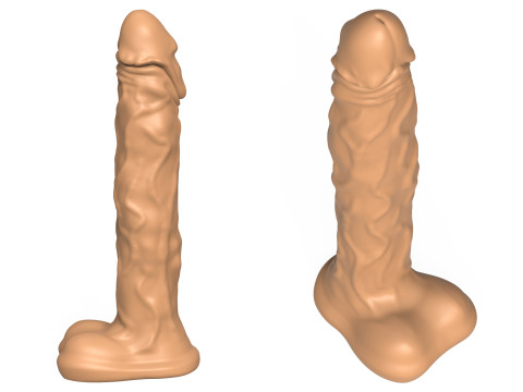 3D Print Ready Fantasy Adult Penis Toy 02 3D Model