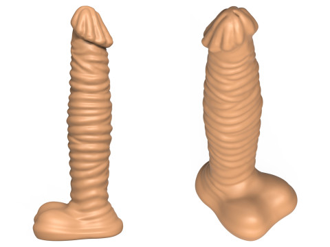 3D Print Ready Fantasy Adult Penis Toy 04 3D Model