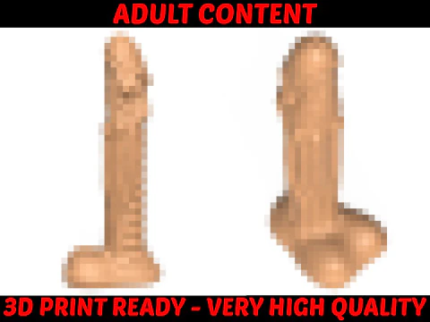 3D 인쇄 준비 판타지 페니스 장난감 01 3D 프린트 모델