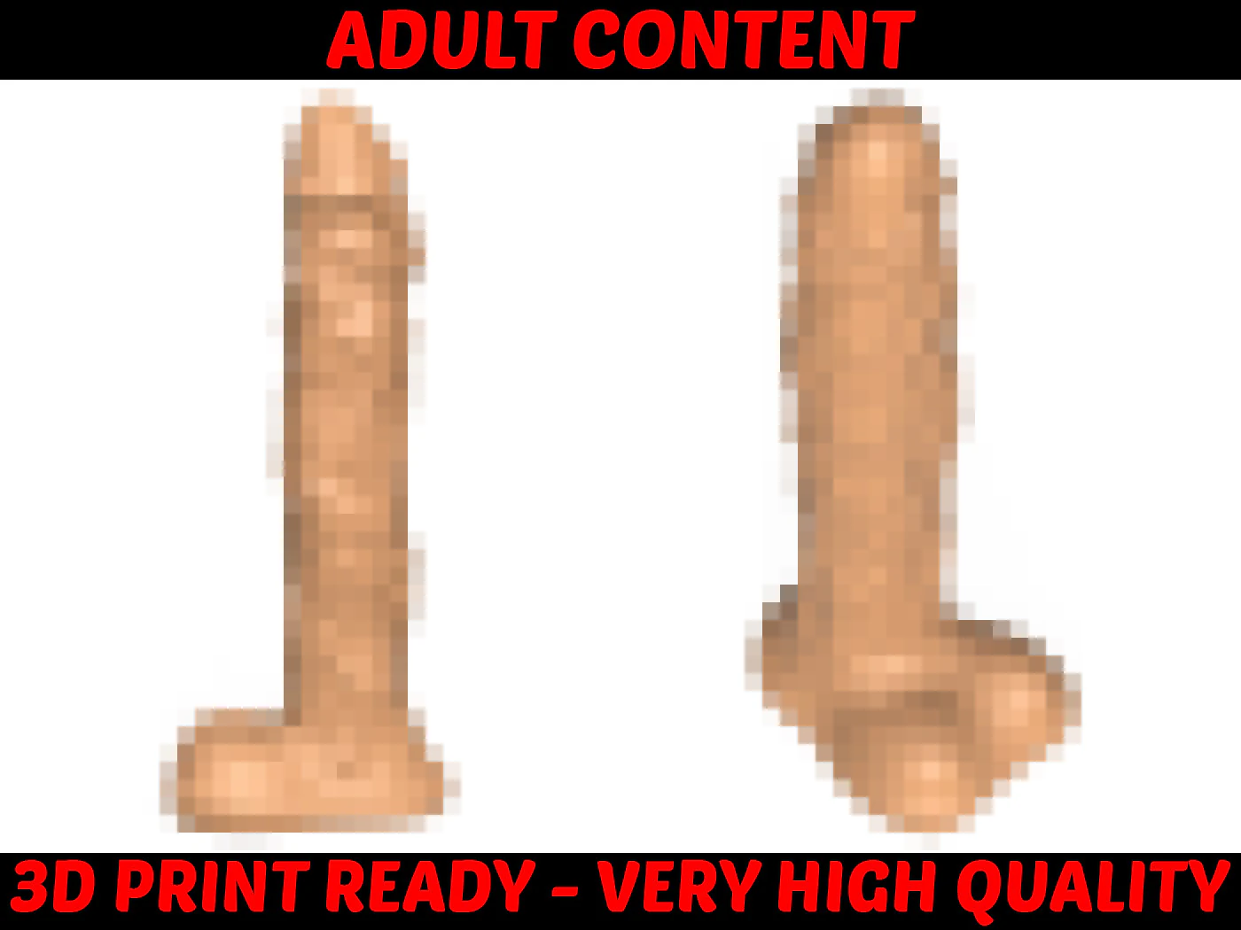 3D Print Ready Fantasy Penis Toy 02 3D Print Model .c4d .max .obj .3ds .fbx .stl .blend 