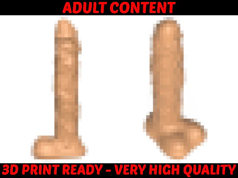 Mainan Penis Fantasi Siap Cetak 3D 02 Model Cetak 3D