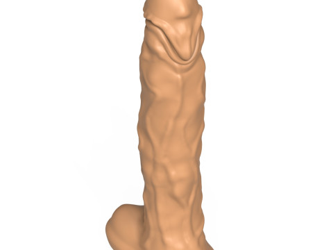 3D Print Ready Fantasy Penis Toy 02 Model Cetak 3D