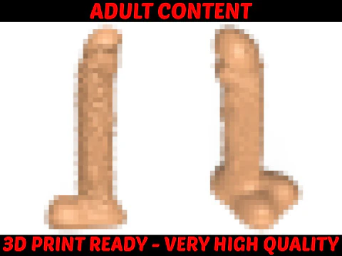 Mainan Penis Fantasi Siap Cetak 3D 03 Model Cetak 3D