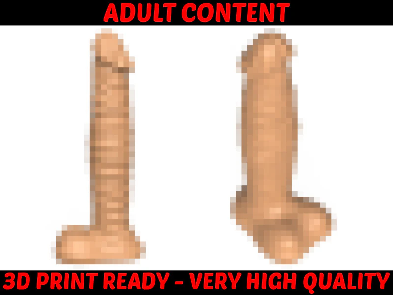 Brinquedo de p&ecirc;nis de fantasia pronto para impress&atilde;o 3D 04 Modelo de Impressão 3D .c4d .max .obj .3ds .fbx .stl .blend 