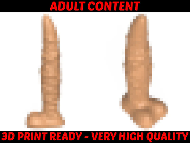 Mainan Penis Fantasi Siap Cetak 3D 05 Model Cetak 3D .c4d .max .obj .3ds .fbx .stl .blend 
