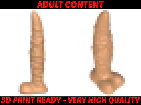 Mainan Penis Fantasi Siap Cetak 3D 05 Model Cetak 3D