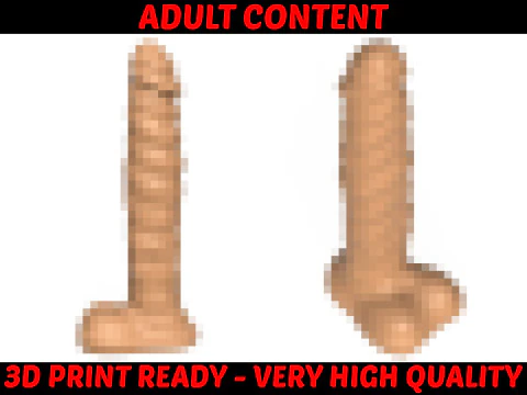 3D 인쇄 준비 판타지 페니스 장난감 06 3D 프린트 모델
