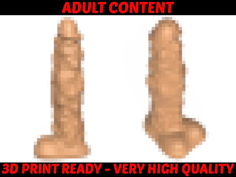 3D 인쇄 준비 판타지 페니스 장난감 07 3D 프린트 모델