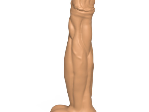 3D Print Ready Fantasy Penis Toy 08 Modelo de Impressão 3D