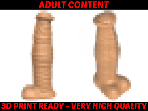 3D Print Ready Fantasy Penis Toy 11 3D प्रिंट मॉडल