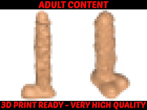 Mainan Penis Fantasi Siap Cetak 3D 12 Model Cetak 3D