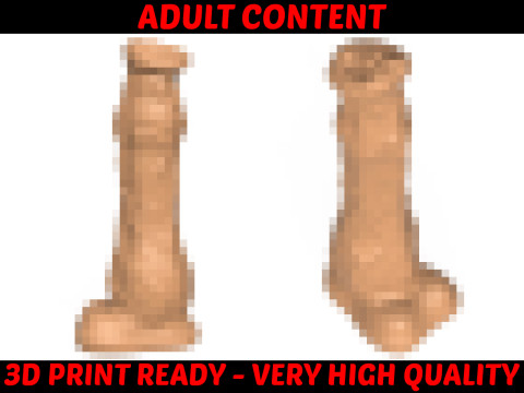 3D Print Ready Fantasy Penis Toy 13 3D प्रिंट मॉडल