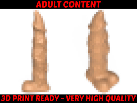 3D Print Ready Fantasy Penis Toy 15 3D प्रिंट मॉडल
