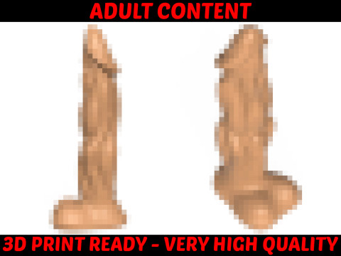 3D Print Ready Fantasy Penis Toy 16 3D प्रिंट मॉडल