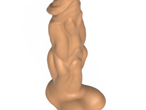 3D Print Ready Fantasy Penis Toy 16 3D Druckmodell