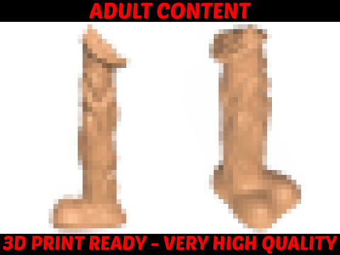 3D Print Ready Fantasy Penis Toy 19 3D प्रिंट मॉडल