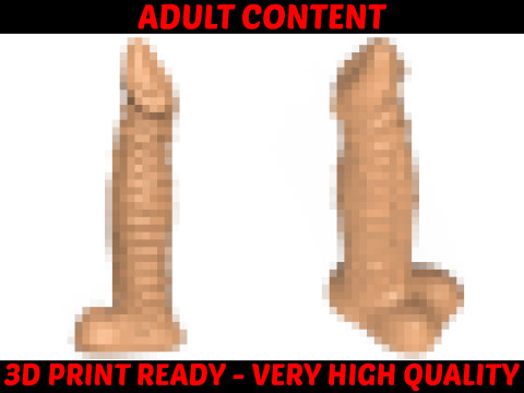 3D Print Ready Fantasy Penis Toy 20 3D प्रिंट मॉडल