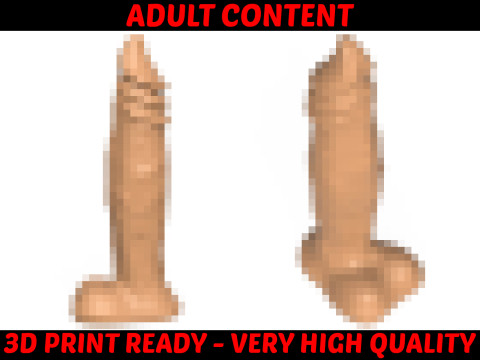 3D Print Ready Fantasy Penis Toy 21 3D प्रिंट मॉडल